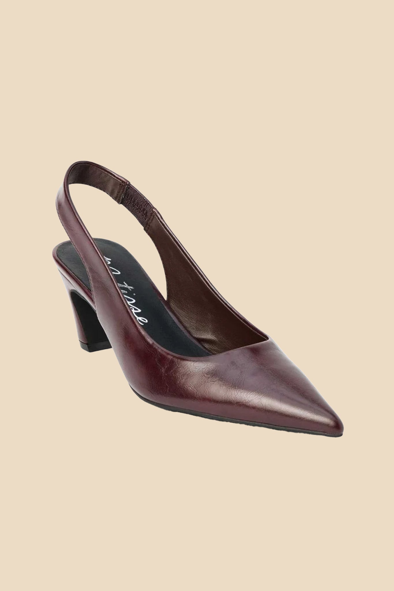 Matisse Leona Slingback Heel (Bordeaux)