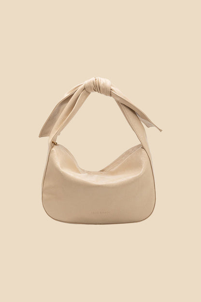 Melie Bianco Marni Crinkle Bow Shoulder Bag (Three Colors)