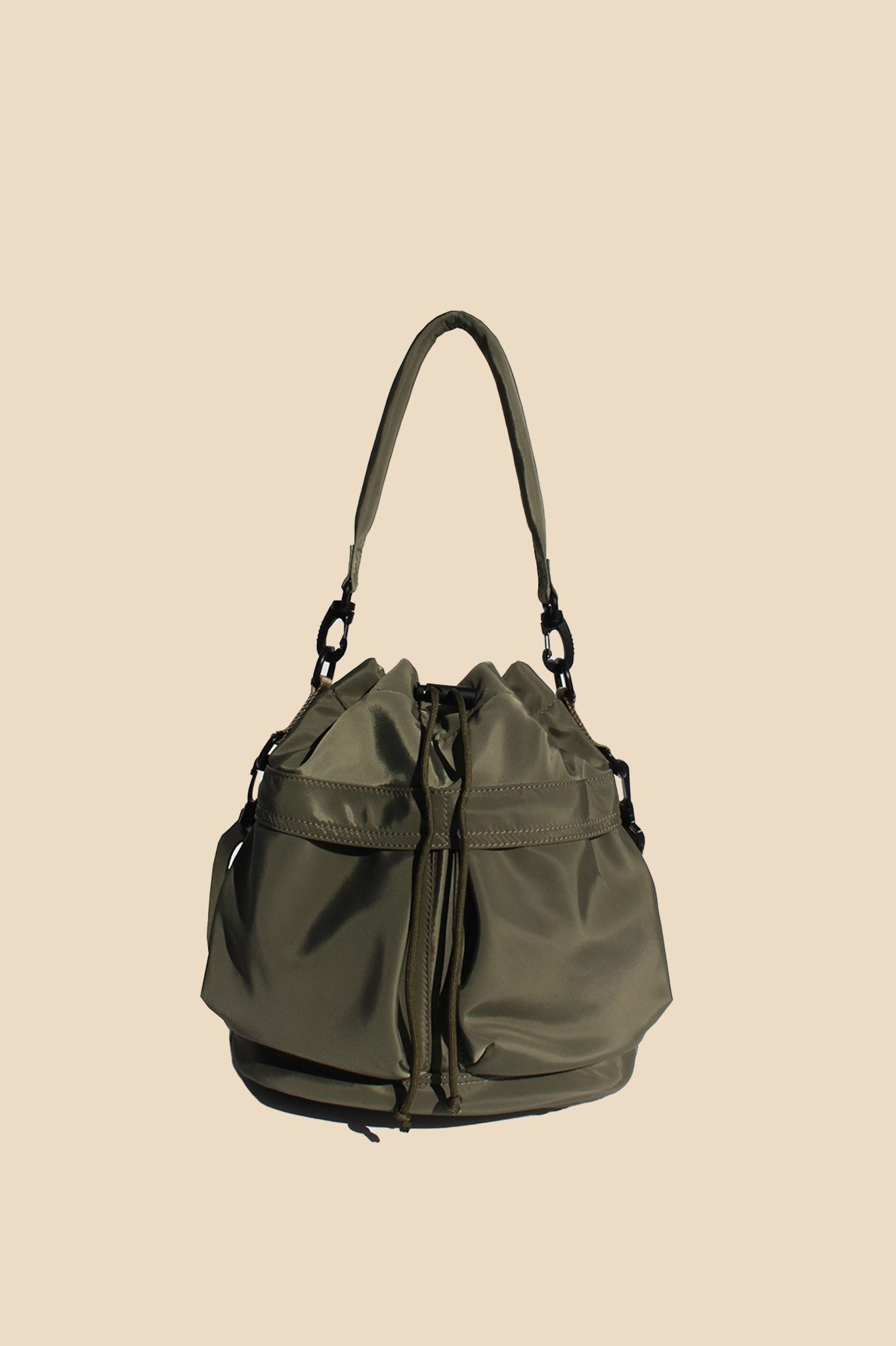 Cali Nylon Bucket Bag (Two Colors)