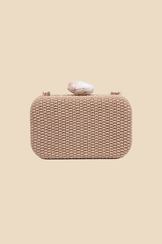 Ezra Straw Clutch (Two Colors)