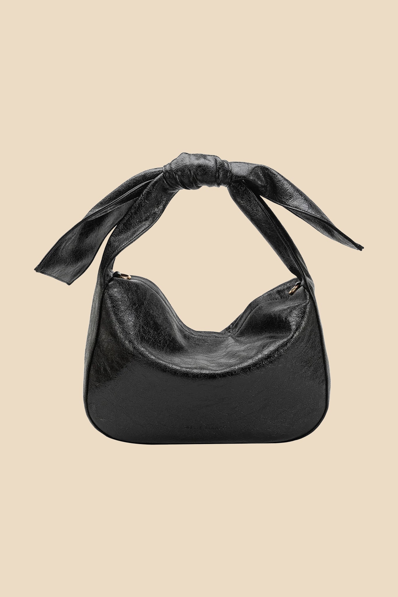 Melie Bianco Marni Crinkle Bow Shoulder Bag (Three Colors)