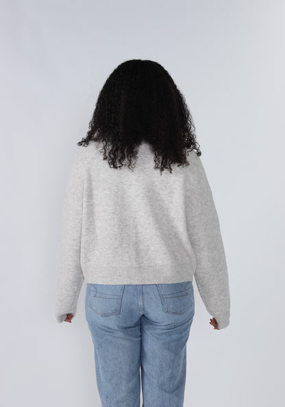 Things Between Hayes Soft Knit Buttoned Cardigan (Cream)