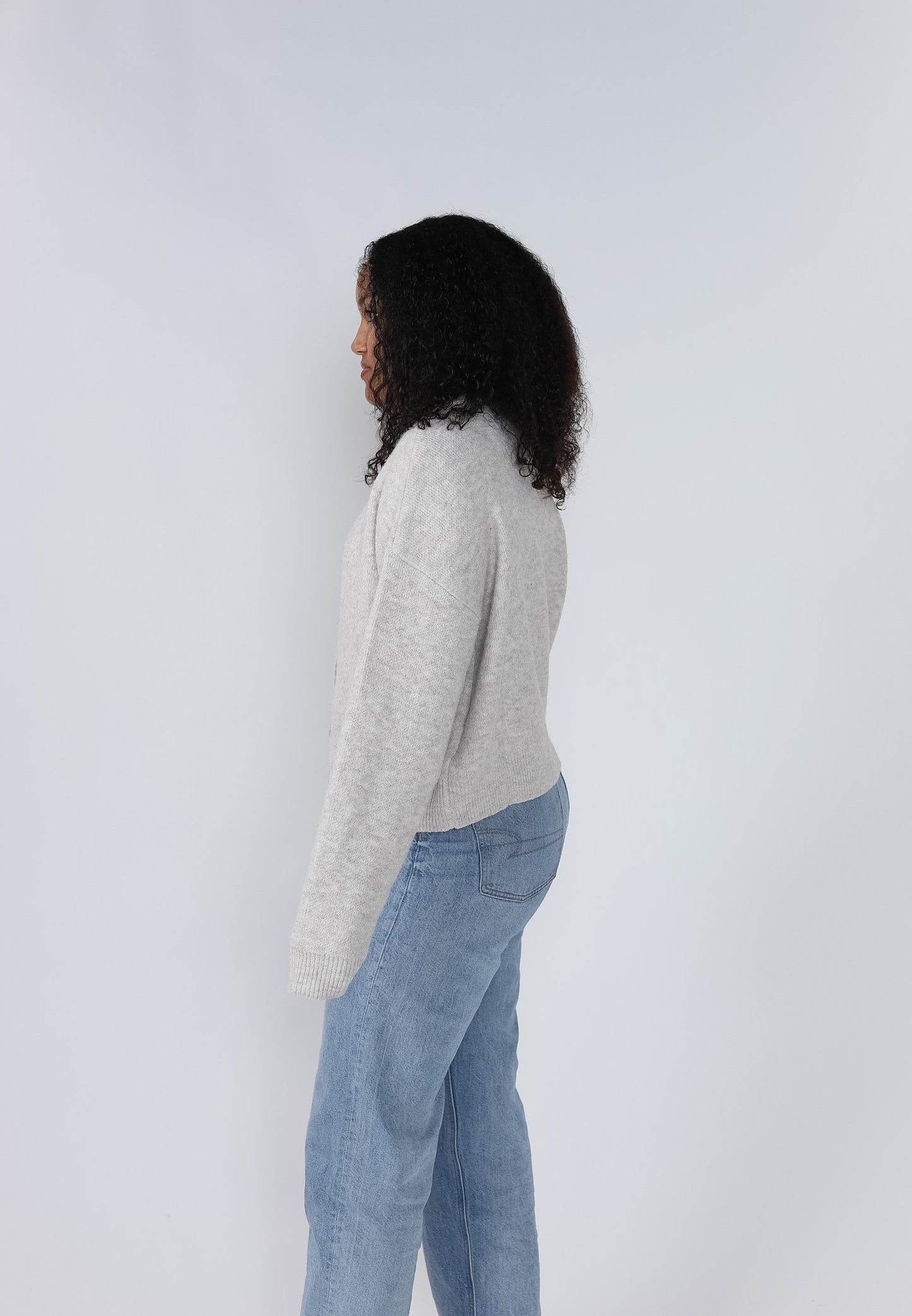 Things Between Hayes Soft Knit Buttoned Cardigan (Cream)