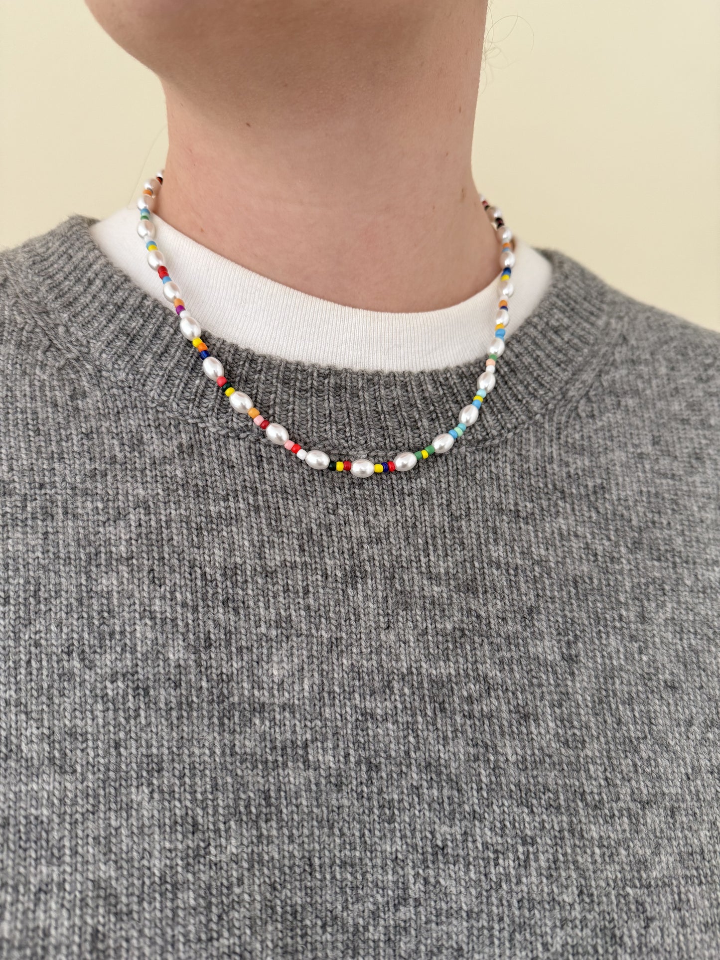 Pearl Beaded Necklace