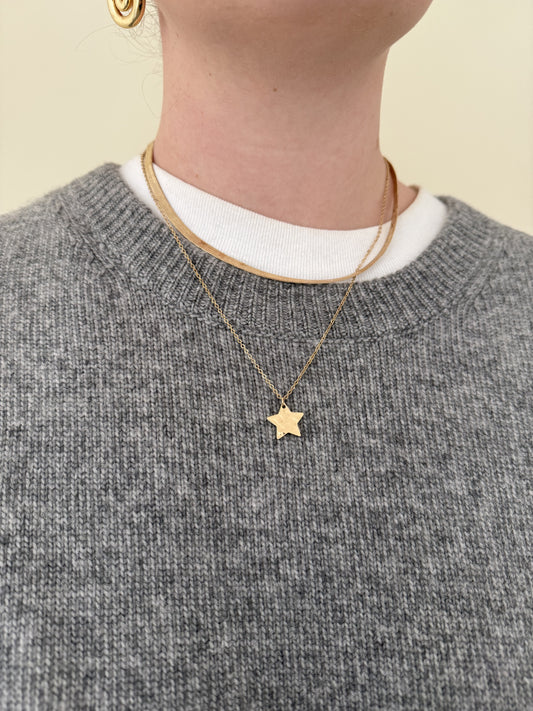 Gold Star Layered Necklace