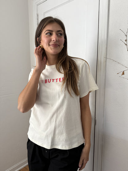 Things Between Freddie Butter Cream Graphic T-Shirt