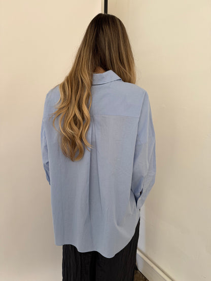 PINCH Sawyer Blue Collared Long Sleeve Shirt