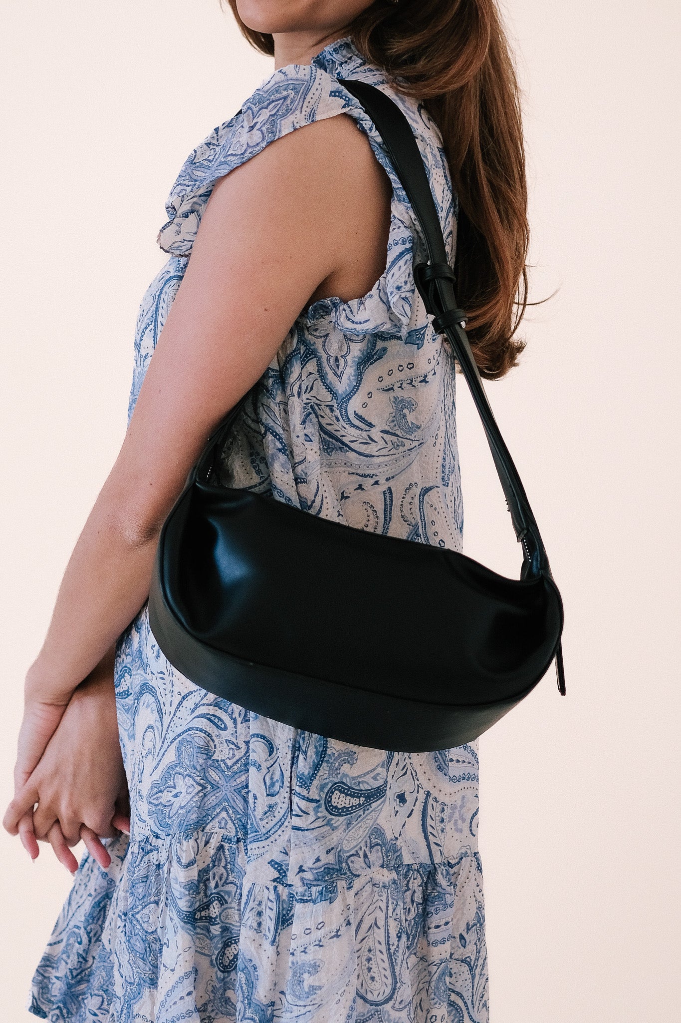Shop LC Faux Leather Crossbody Bag with Shoulder Adjustable Strap Women  Handbag